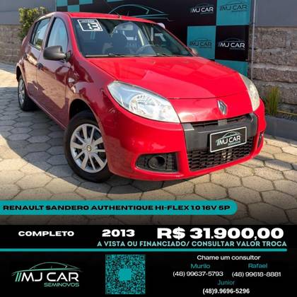 RENAULT SANDERO 1.0 EXPRESSION 16V FLEX 4P MANUAL RENAULT SANDERO 1.0 EXPRESSION 16V FLEX 4P MANUAL